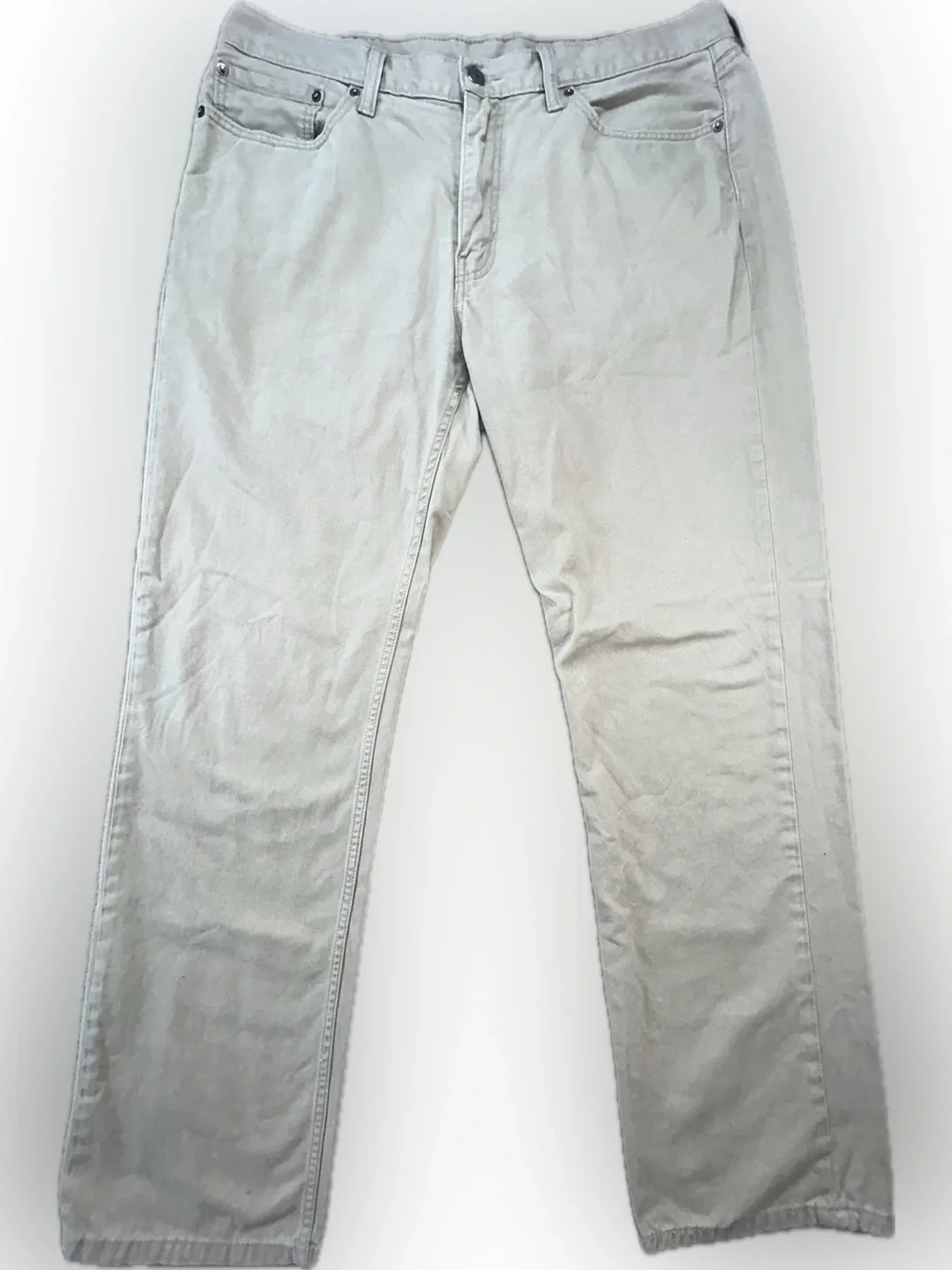 Mens Levis‎ 514 Straight Fit Jeans Khaki Tan 38x34 00514-0407